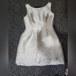 Kate Spade Classic White Silk Cocktail Dress